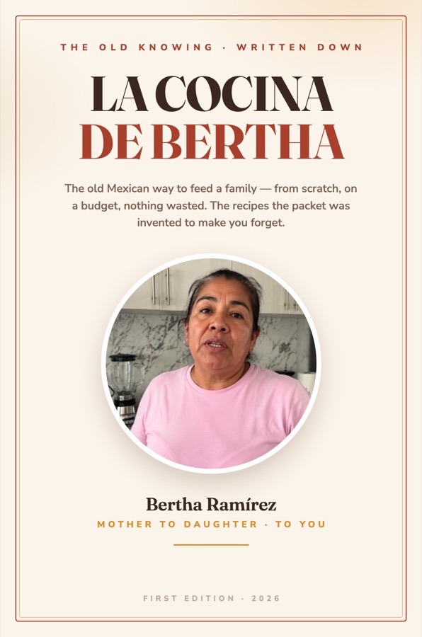 La Cocina de Bertha cookbook cover